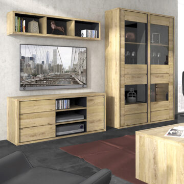 Alnwick 1 Door 3 Drawer TV Cabinet 136cm