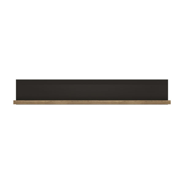 Cuba Wall Shelf | Black | Self Assembly