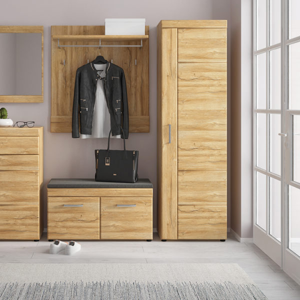 Newquay Tall Cupboard | Right Hand | Self Assembly
