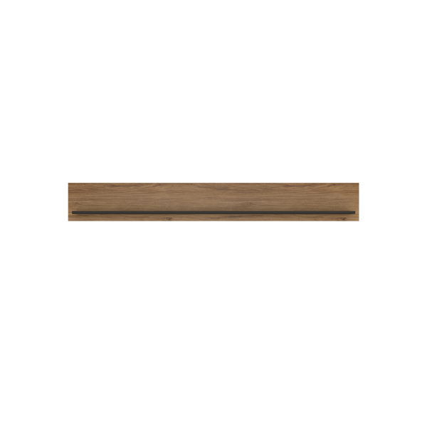 Kodiak Wall Shelf 167 cm | Black | Self Assembly