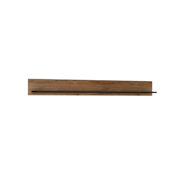 Kodiak Wall Shelf 197cm | Black | Self Assembly