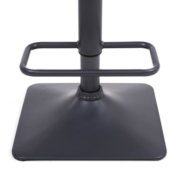 Orion Suede Effect Dark Grey Bar Stool | 98 - 11cm