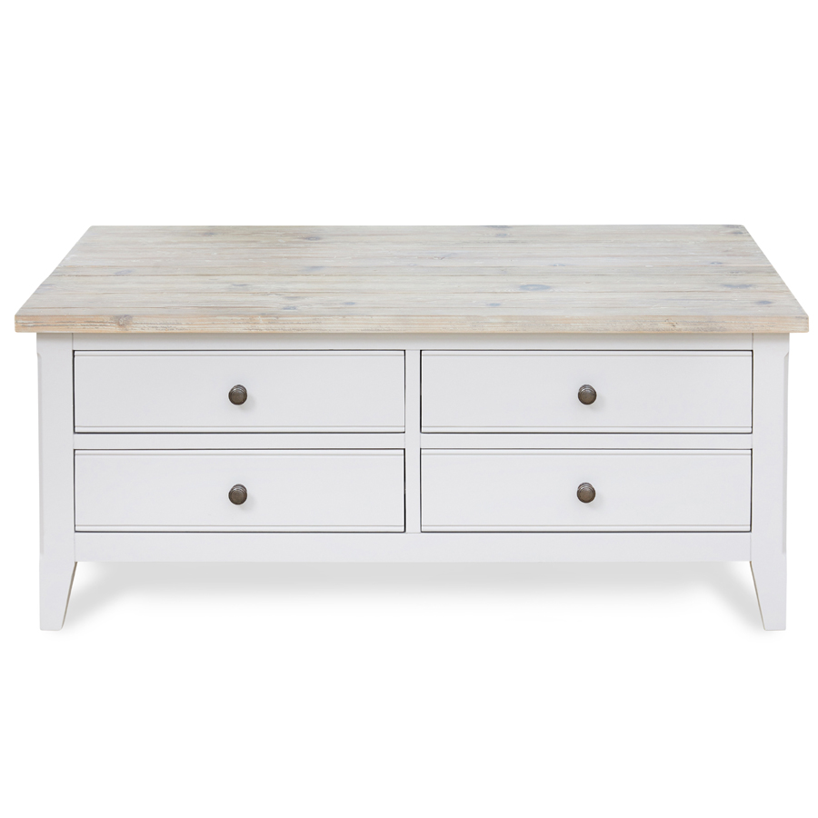 Callerton Grey Large Coffee Table Oak World