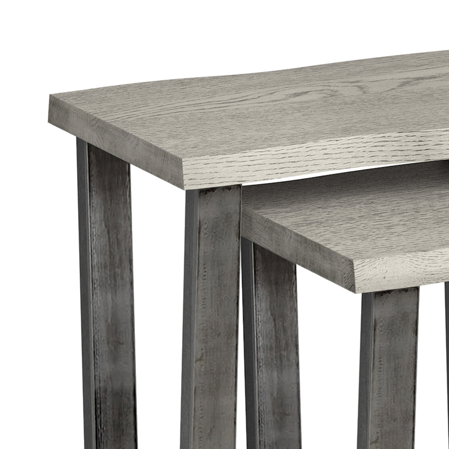 Rockcliffe Nest of Tables Grey Oak World