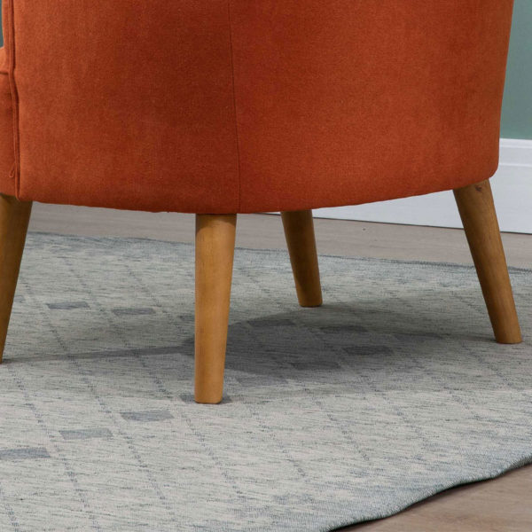 Munich Sunburt Orange Armchair