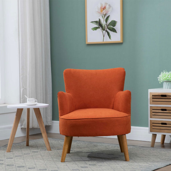 Munich Sunburt Orange Armchair