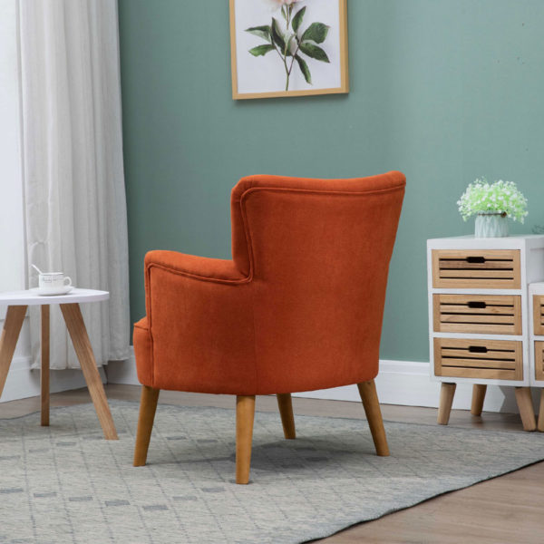 Munich Sunburt Orange Armchair