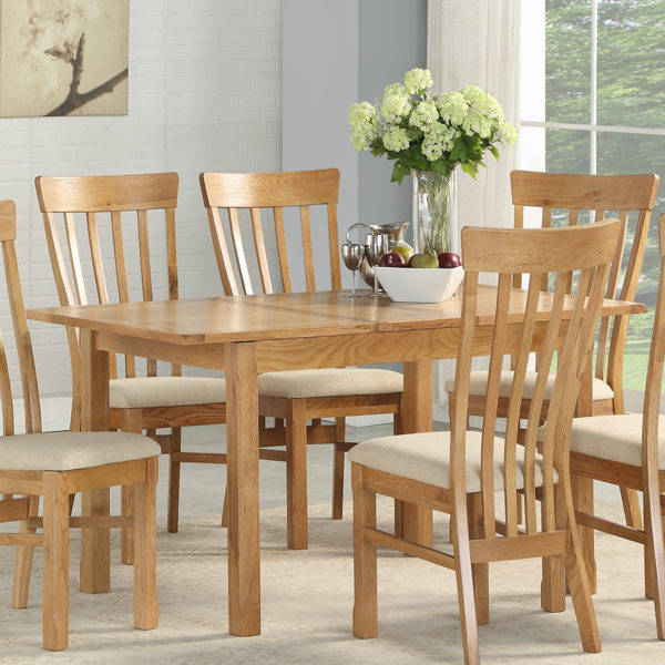 Kendal Oak 80cm Extension Dining Table