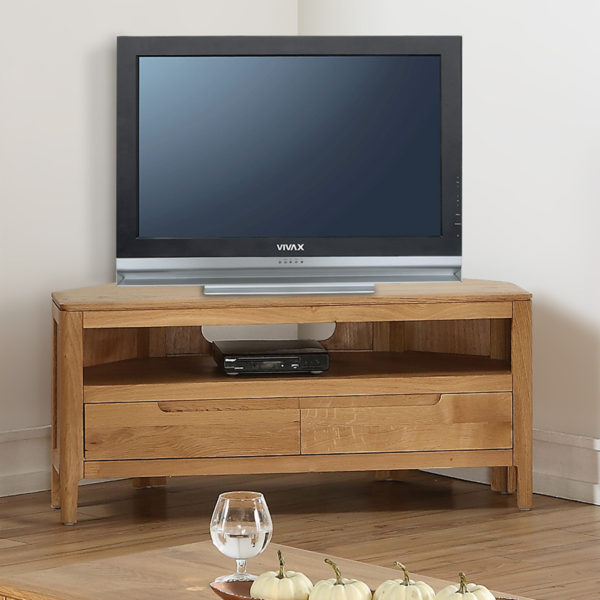 Dunmore Oak Large TV Unit