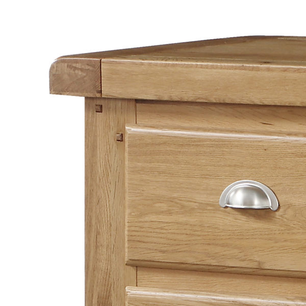 Newbridge Light Oak 2 over 3 Chest | Fully Assembled