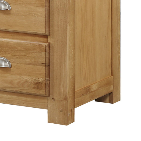 Newbridge Light Oak 2 over 3 Chest | Fully Assembled
