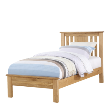 Newbridge Light Oak 3ft Low Bed