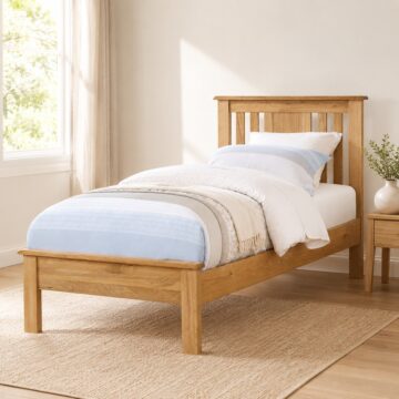 Newbridge Light Oak 3ft Low Bed