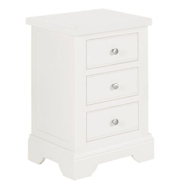 Cartmel White Bedside Table | Assembled | Clearance