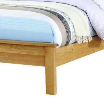 Newbridge Light Oak King Size Low Bed
