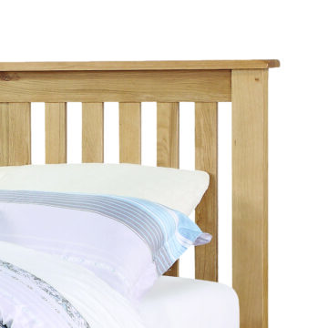 Newbridge Light Oak King Size Low Bed