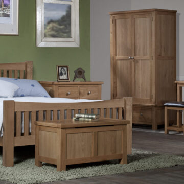 Wynyard Oak Blanket Box | Assembled | Clearance