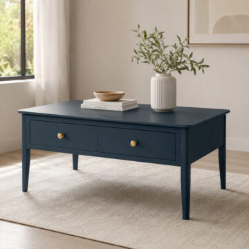 Kingsbridge Blue 2 Drawer Coffee Table