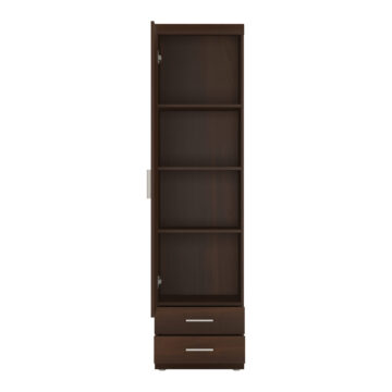 Belize Tall 1 Door 2 Drawer Narrow Cabinet