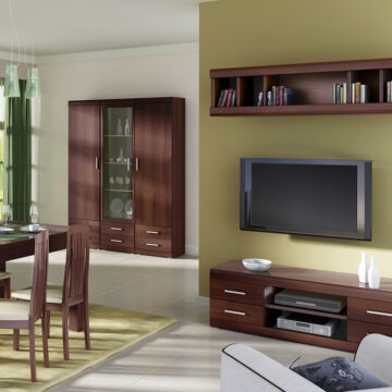 Belize Tall 1 Door 2 Drawer Narrow Cabinet