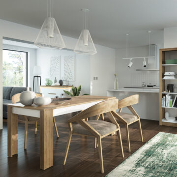 Rydal White Medium Extending Dining Table | 140 – 180cm