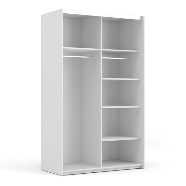 Venice Wardrobe Collection Set of 3 Shelves - Narrow (for 120cm wardrobe) in White