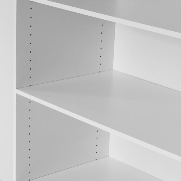 Venice Wardrobe Collection Set of 3 Shelves - Narrow (for 120cm wardrobe) in White