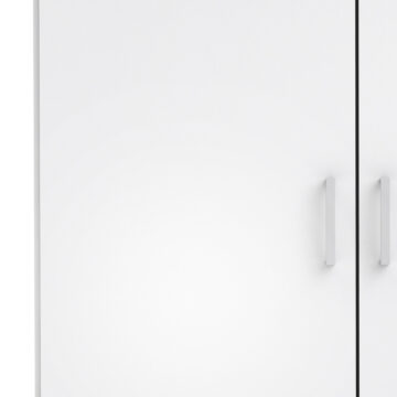 Edinburgh White 2 Door Wardrobe
