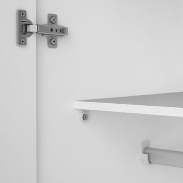 Edinburgh White 2 Door Wardrobe