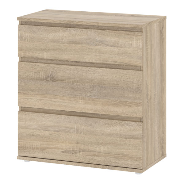 Warkworth Chest of 3 Drawers in Oak | Self Assembly
