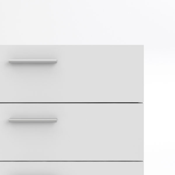 Rossi White Chest of 4 Drawers | Self Assembly