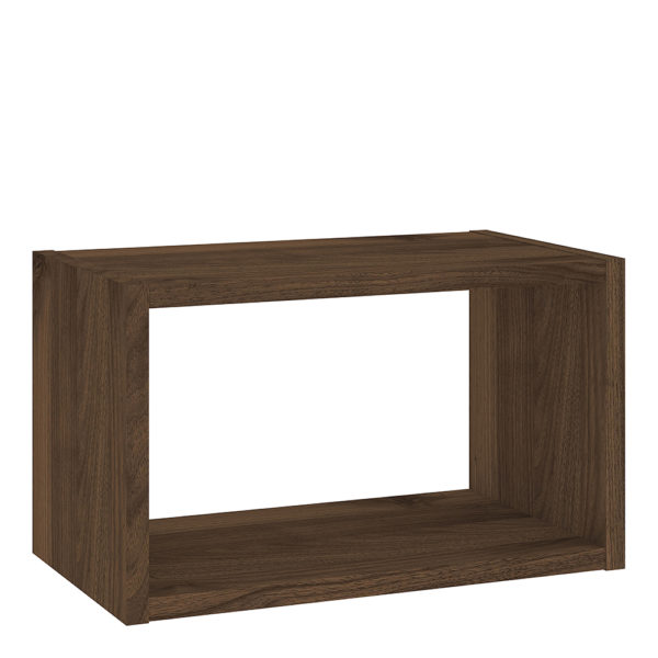 Paphos Wall Shelf Unit in Walnut | Self Assembly