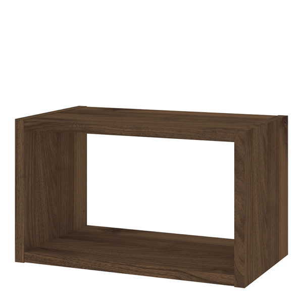 Paphos Wall Shelf Unit in Walnut | Self Assembly