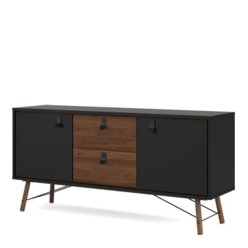 Kielder Sideboard 2 Doors + 2 Drawers | Black