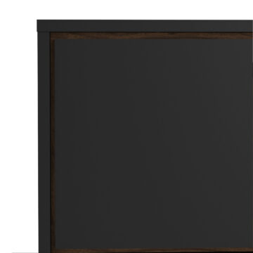 Kielder Black 1 Door 1 Drawer TV Unit 150cm
