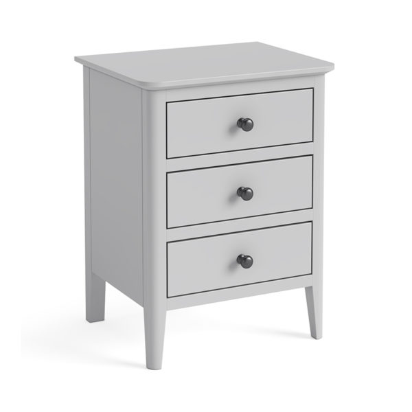 Stornoway Grey Bedside Table | Fully Assembled | Clearance