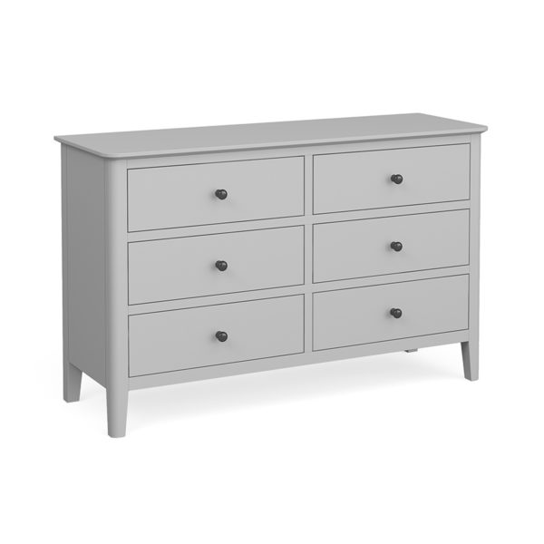 Stornoway Grey 6 Drawer Chest | Fully Assembled