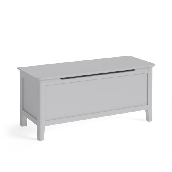 Stornoway Grey Blanket Box | Fully Assembled - Ivory