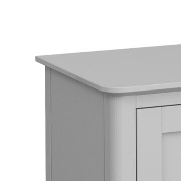 Stornoway Grey 2 Door TV Unit 120cm | Assembled
