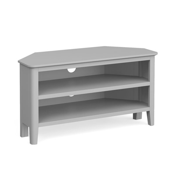 Stornoway Grey Corner TV Unit | Fully Assembled
