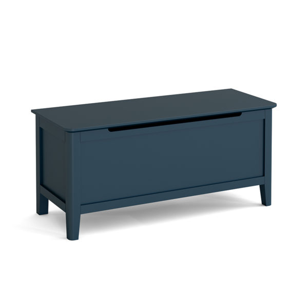 Kingsbridge Blue Blanket Box | Fully Assembled