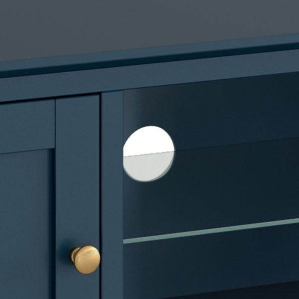 Kingsbridge Blue Small TV Unit | Fully Assembled