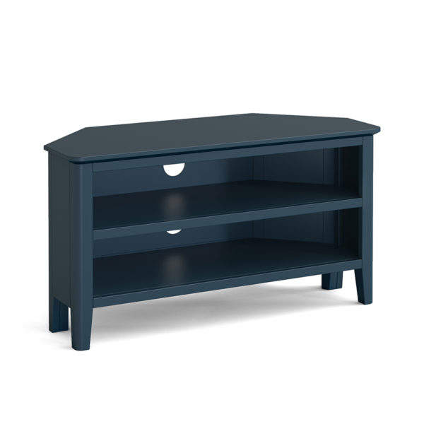 Kingsbridge Blue Corner TV Unit | Fully Assembled | Clearance