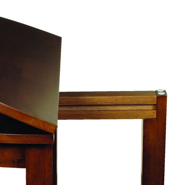 Marwood Dark Half Moon Dining Set with 2 Chairs