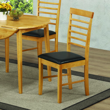 Marwood Light Oak Round Dropleaf Extending Dining Set with 4 Chairs | 61 – 91cm
