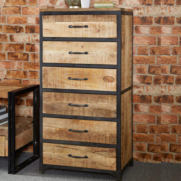 Memphis Industrial Tall Chest