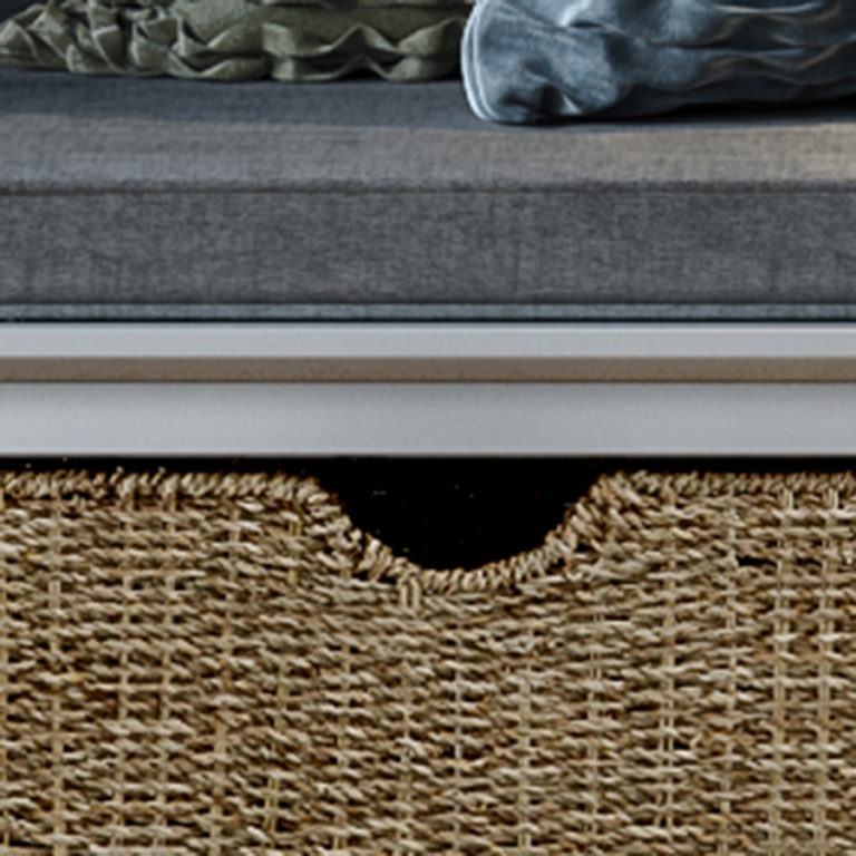 Stornoway Grey Bedside Table Fully Assembled Oak World