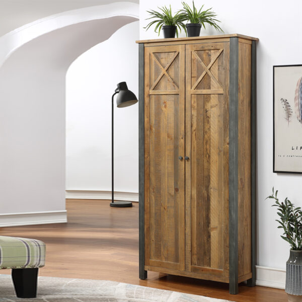 Harlequin Reclaimed Living Room Storage Cabinet