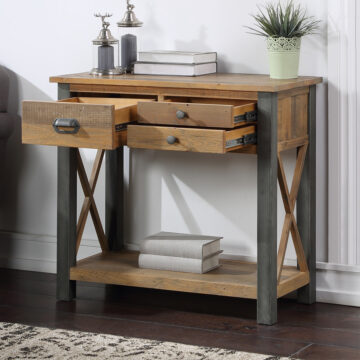 Harlequin Reclaimed 3 Drawer Console Table
