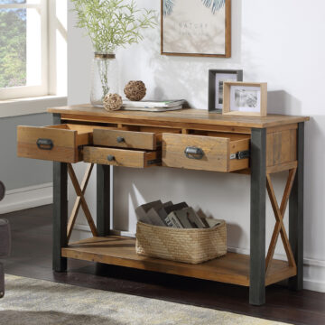 Harlequin Reclaimed 4 Drawer Console Table